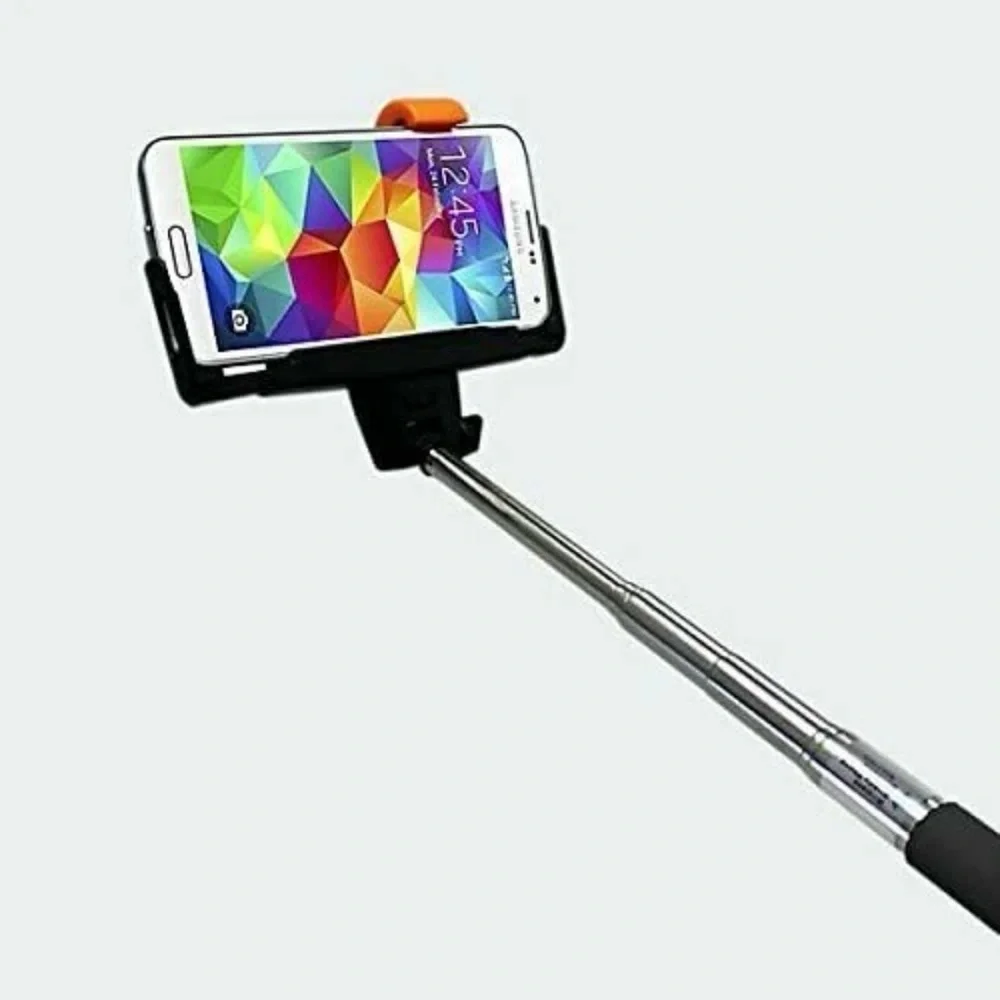 Black Selfie Stick with Bluetooth